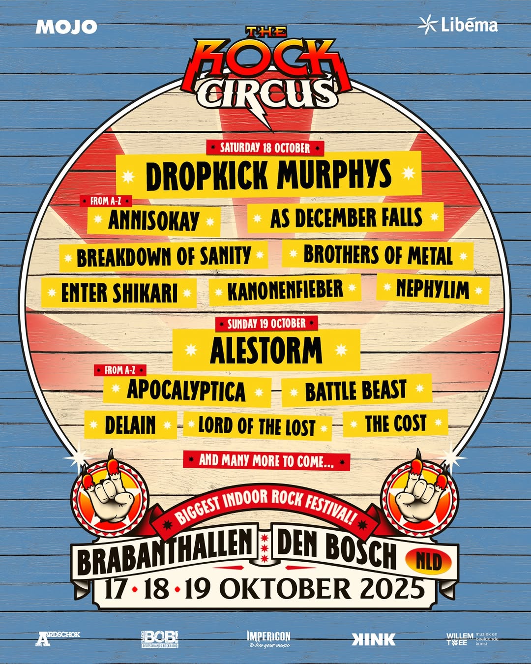 The Rock Circus 2025 | Brabanthallen Exhibition Centre