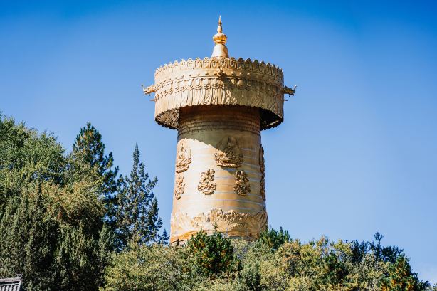 Dafo Temple Prayer Wheel