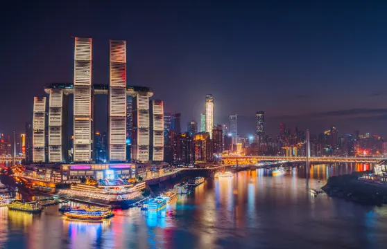 【重慶兩江遊船票】夜景船票·電子票·免取票·洪崖洞/朝天門碼頭登船