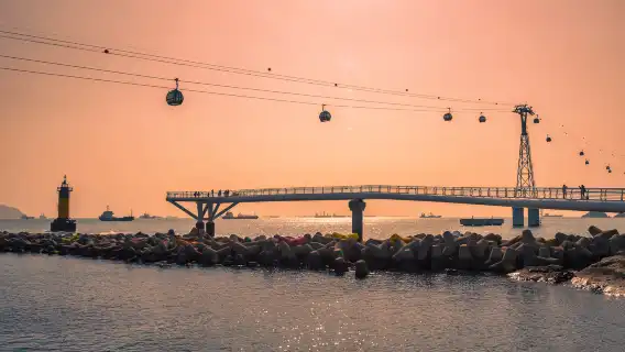 松島海上纜車+白淺灘文化村+太宗台一日遊【普通話司機】