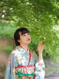 京都府立植物園で青もみじ狩り。 