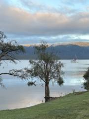 Lake Te Anau Lookout by Control Gates