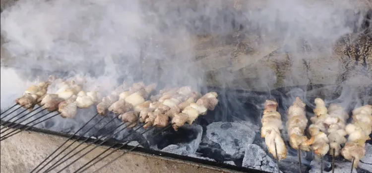 春旺特色土火锅烤肉,羊肉焖饼