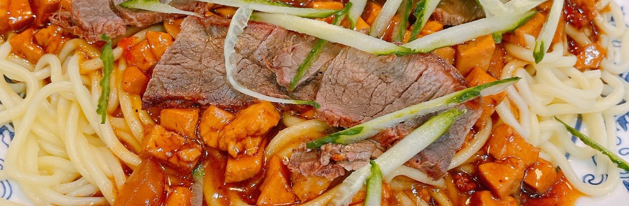 五味香·驴肉黄面·胡杨焖饼·烧烤(敦煌店)