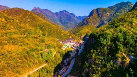 Yangshao Xianmen Mountain Scenic Area attraction in Sanmenxia