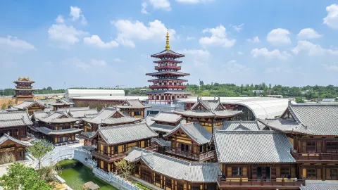 Zhenwei Water City attraction in 신미