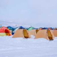 ตกปลาใต้น้ำแข็ง (Ice Fishing) ที่ฮอกไกโด
