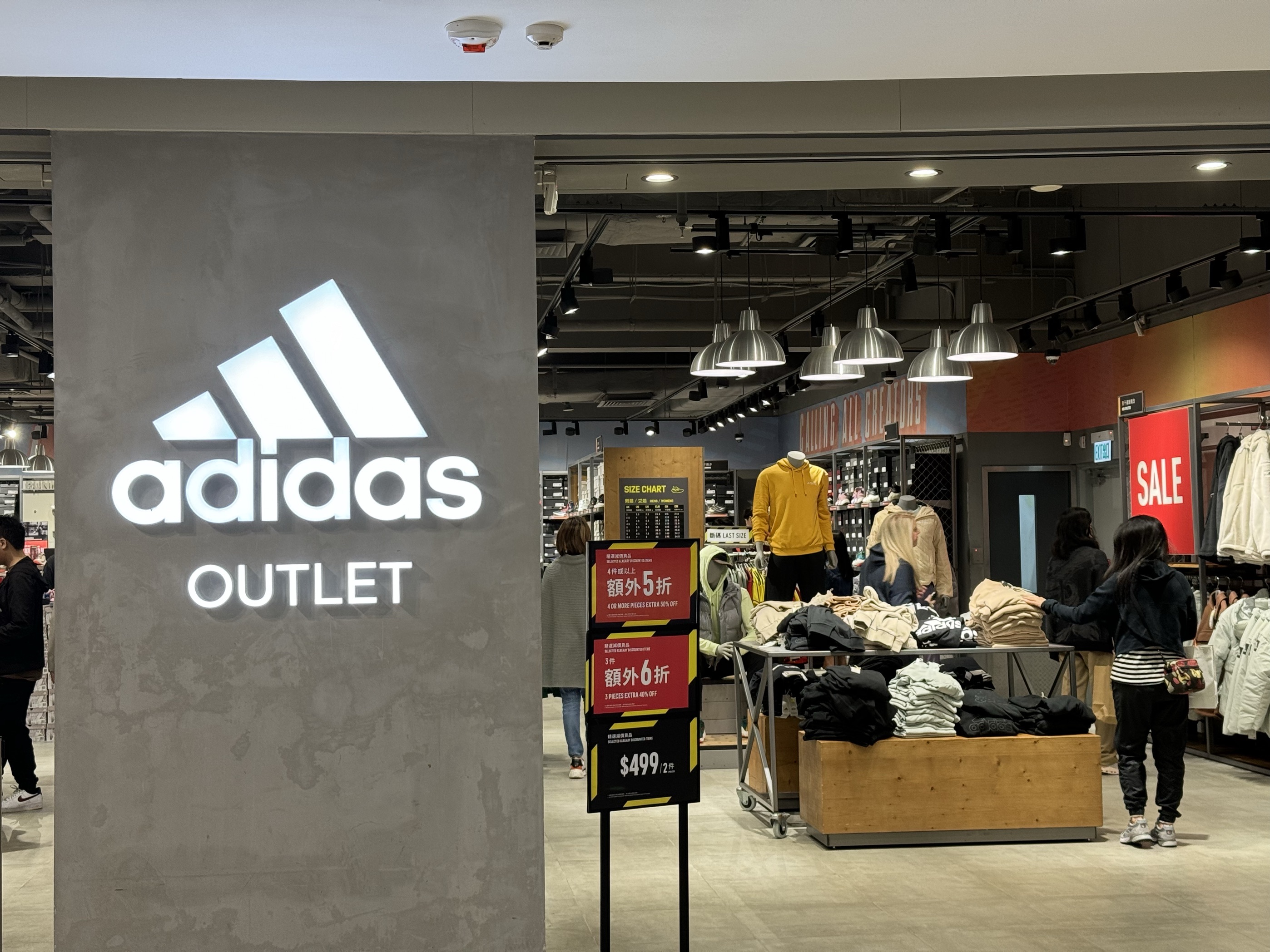 adidas shoe outlet locations