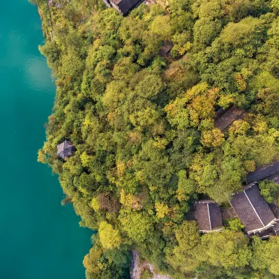 Номер с видом на горы Отели в г. Тунжэнь