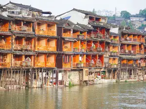 Hanging Houses of Huilong Tower
