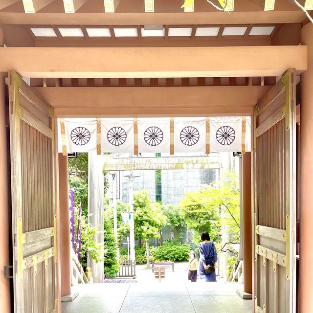 東京大神宮でハート探し