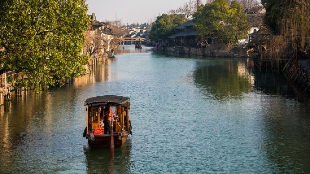 [Hanya Bermain] Lawatan Sehari Wuzhen Xizha + Pelayaran Malam Xizha||Bandar purba Jiangnan, tiada aktiviti membeli-belah