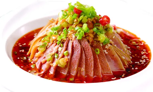 COUPLE BEEF COOKING RESTAURANT