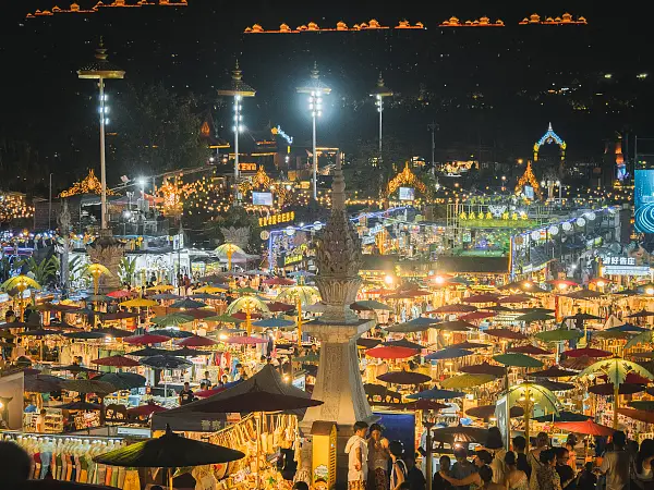 Night markets in Xishuangbanna