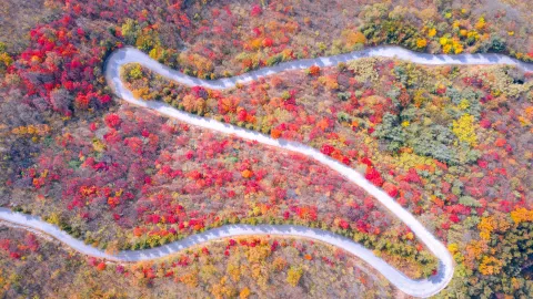 Lushan National Forest Park attraction in Zibo
