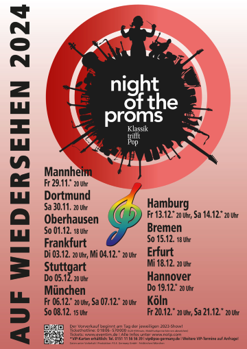 【德國慕尼黑】Night Of The Proms 2024巡迴音樂會 | 慕尼黑奧林匹克體育場