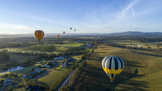 Hot Air Ballooning in Hunter Valley
