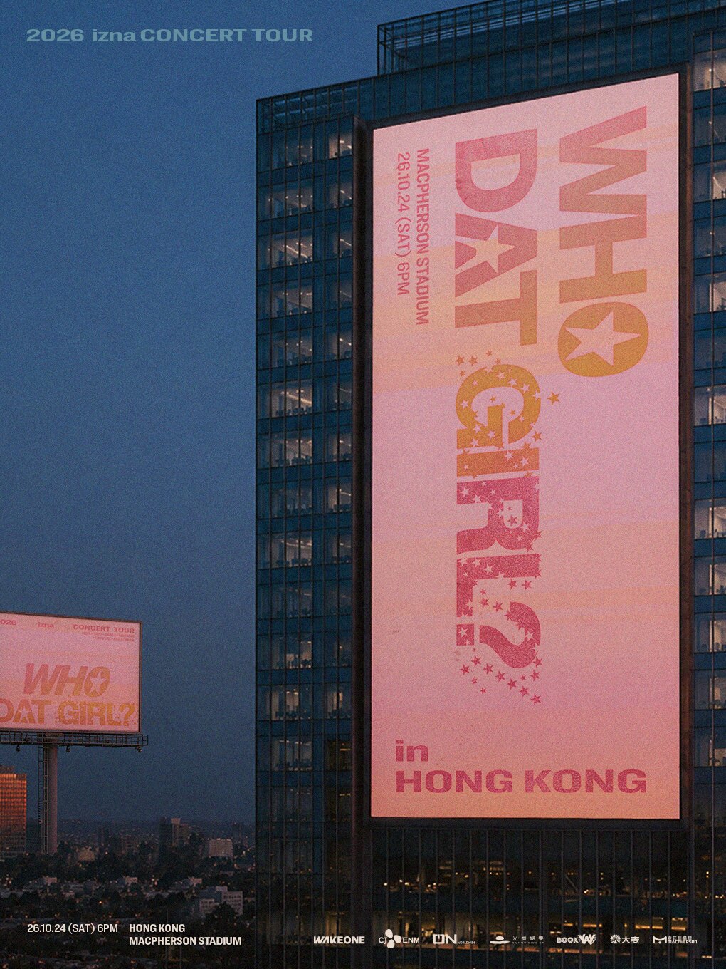 2026 izna CONCERT TOUR: WHO DAT GIRL? in HONG KONG | Hong Kong Playground Association MacPherson Stadium