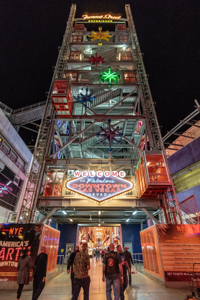 New Year's Eve 2023  Fremont Street in Downtown Las Vegas