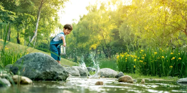 Jeux d'eau populaires à Laishui