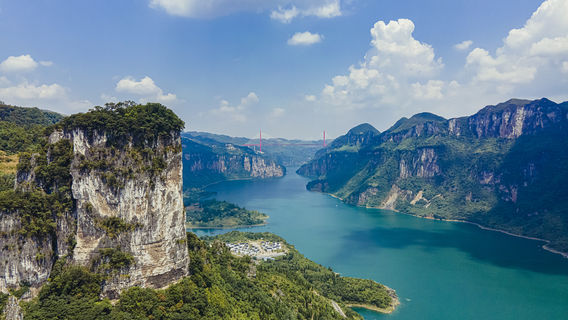 wu jiang yuan bai li hua lang guan jing tai