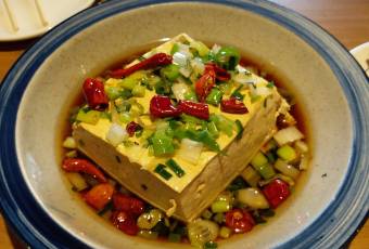 油潑蔥油豆腐