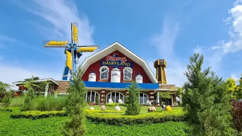 Cimory Dairyland Farm Theme Park Prigen attraction in East Java