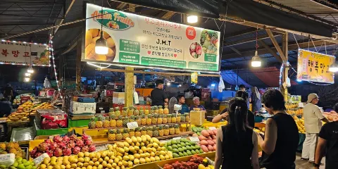 亞庇逛夜市