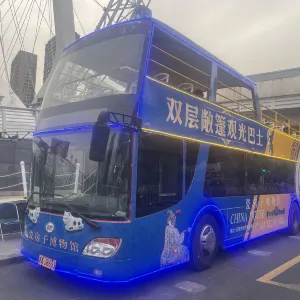 Double-Decker Open-Top Sightseeing Bus