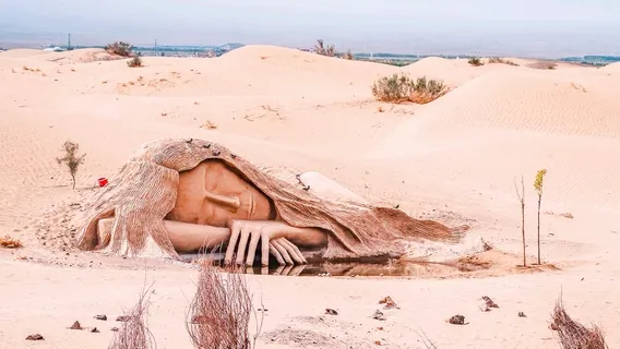 Aksai County Nomadic Sand Sea Tourist Scenic Area