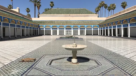 Bahia Palace attraction in Marrakech