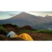 Camping on Pergasingan Hill