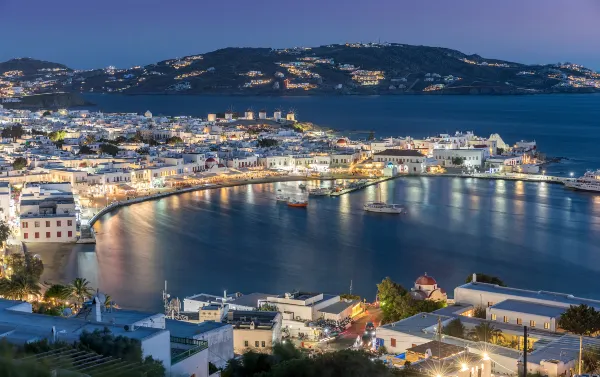 Flights from Santorini to Naxos