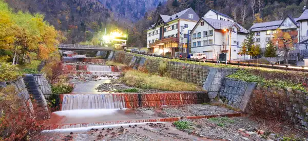 層云峡温泉附近的飯店