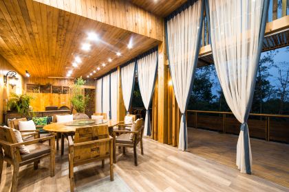 眉山盘桓小筑餐厅