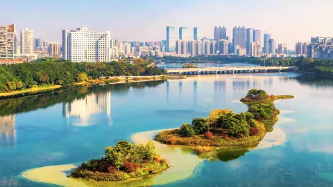 Nanning Nanhu Park attraction in Nanning