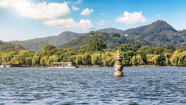 Three Pools Mirroring the Moon