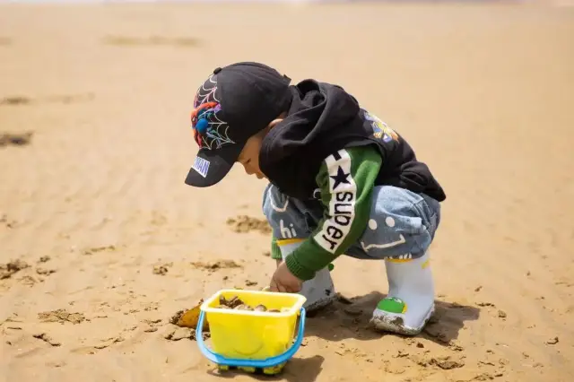 Beachcombing in Rizhao