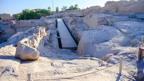 Unfinished Obelisk attraction in Aswan