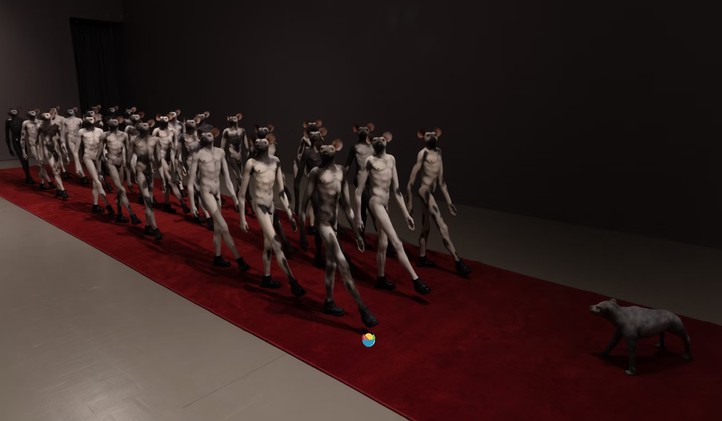 Jane Alexander: Infantry with beast | The Art Institute of Chicago