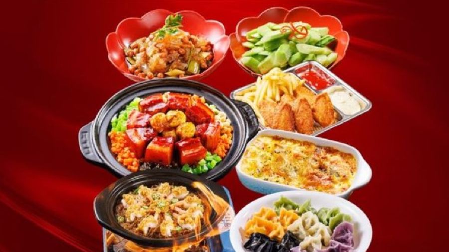 德超海鮮·青島菜·海腸撈飯