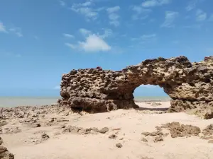 Holed stone - Love Beach