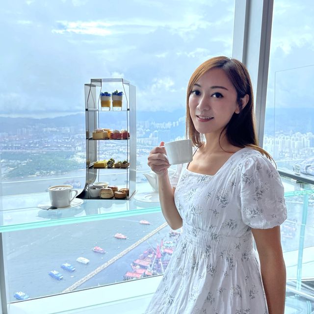 Sky100 靚景高空下午茶 小童免費入場
