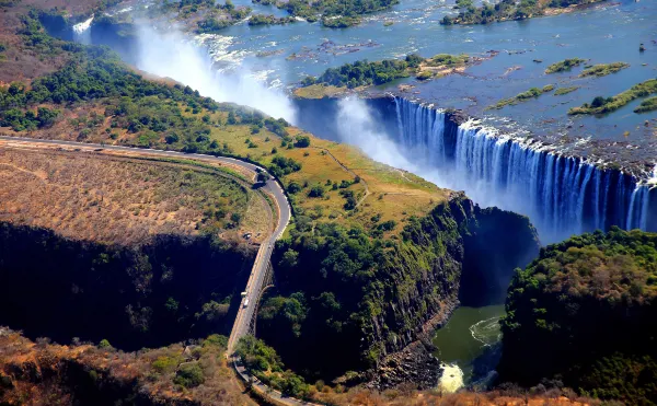 Flug nach Victoria Falls