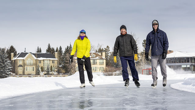 Ice Skating in Calgary