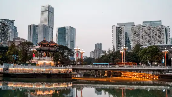 Chengdu Night Cruise Jinjiang Boat Ticket- Round Round-trip from Dongmen Wharf [Single Ticket]