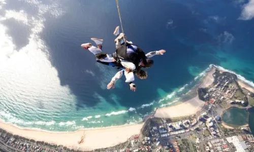 Skydiving in Gold Coast
