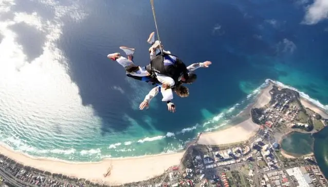 Skydiving in Gold Coast