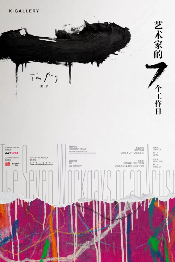 譚平《藝術家的七個工作日》展覽 | 成都