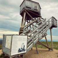 Old triangulation tower in Saariselka